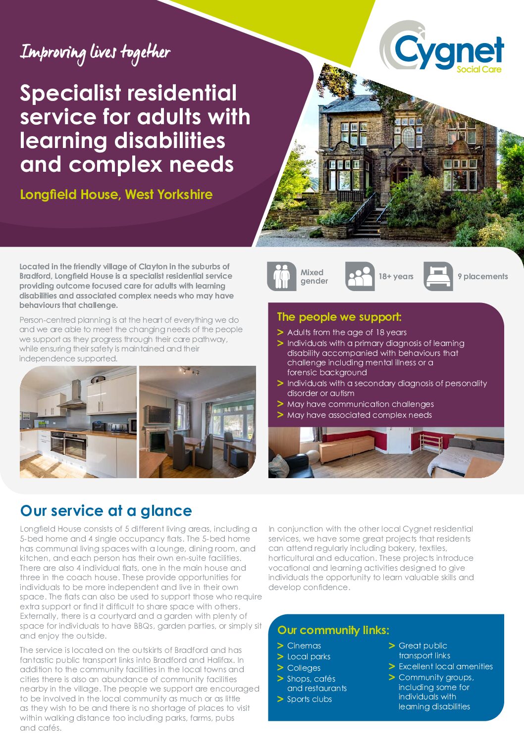 Download the Longfield House flyer PDF