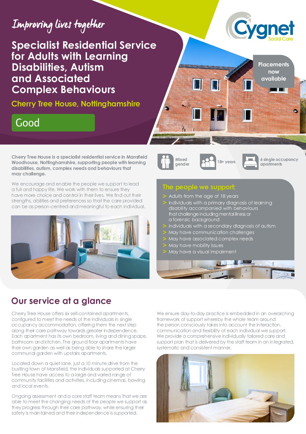 Download the Cherry Tree House flyer PDF